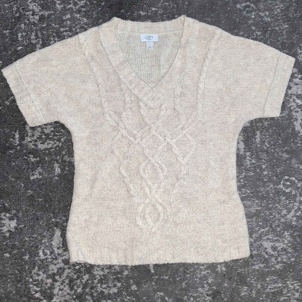 LOFT Cream Sweater